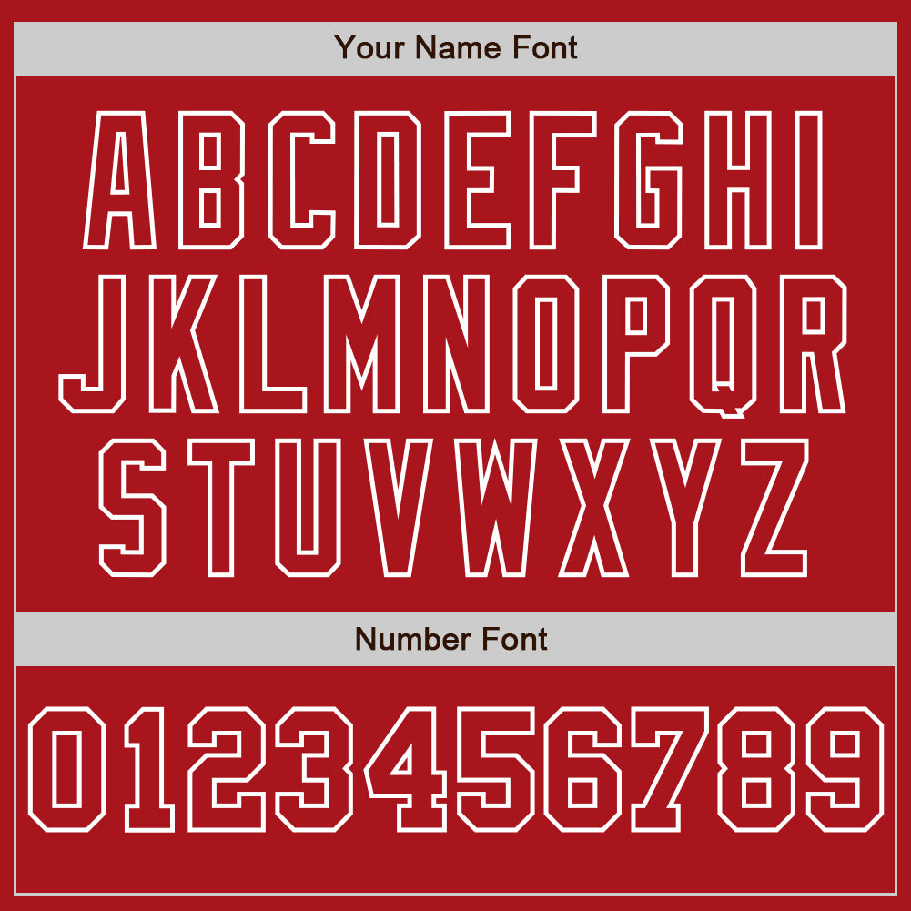 Custom Red White-Red Pinstripe Authentic Split Fashion Baseball Jersey - Sky-Custom