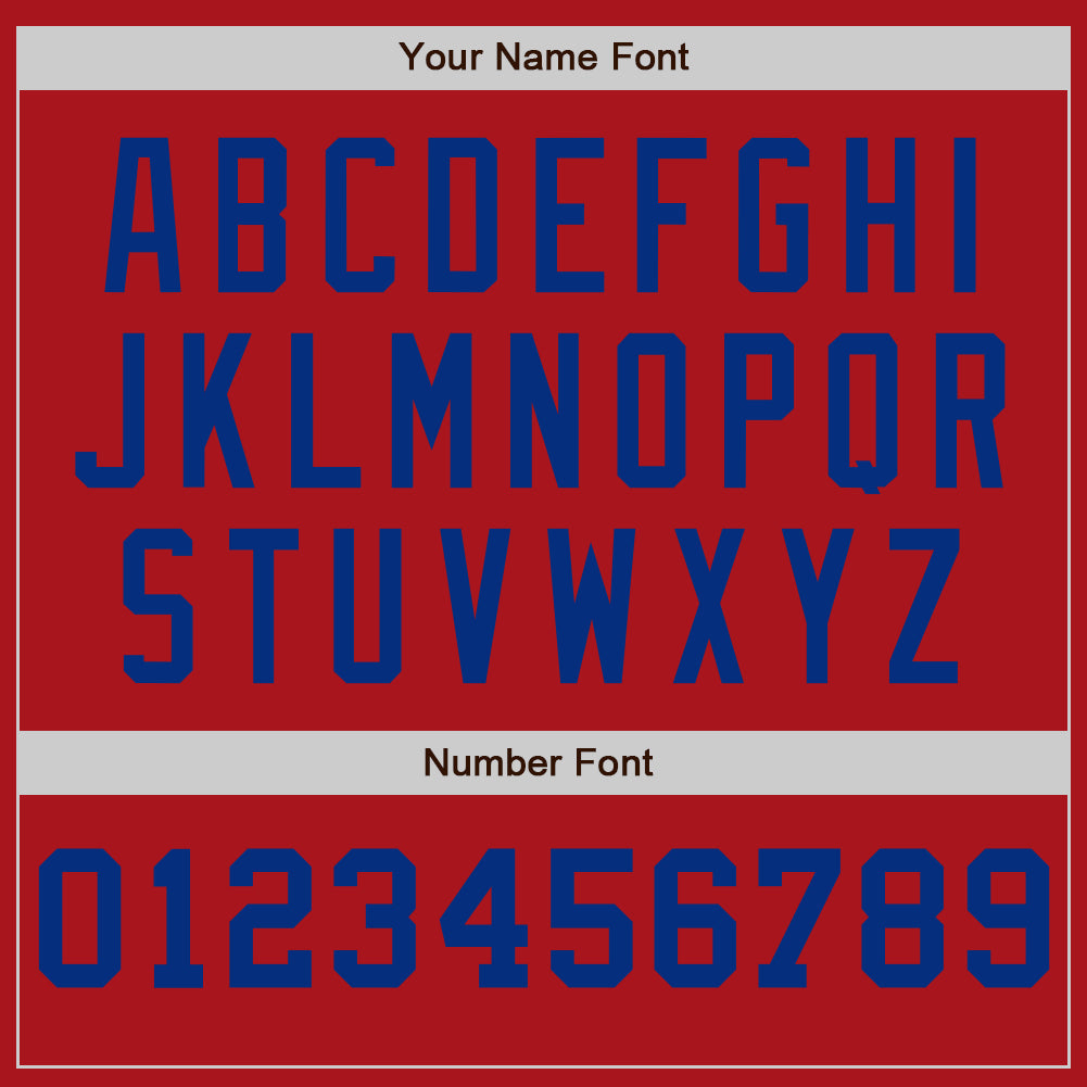 Custom Red Cream-Royal Pinstripe Authentic Split Fashion Baseball Jersey - Sky-Custom