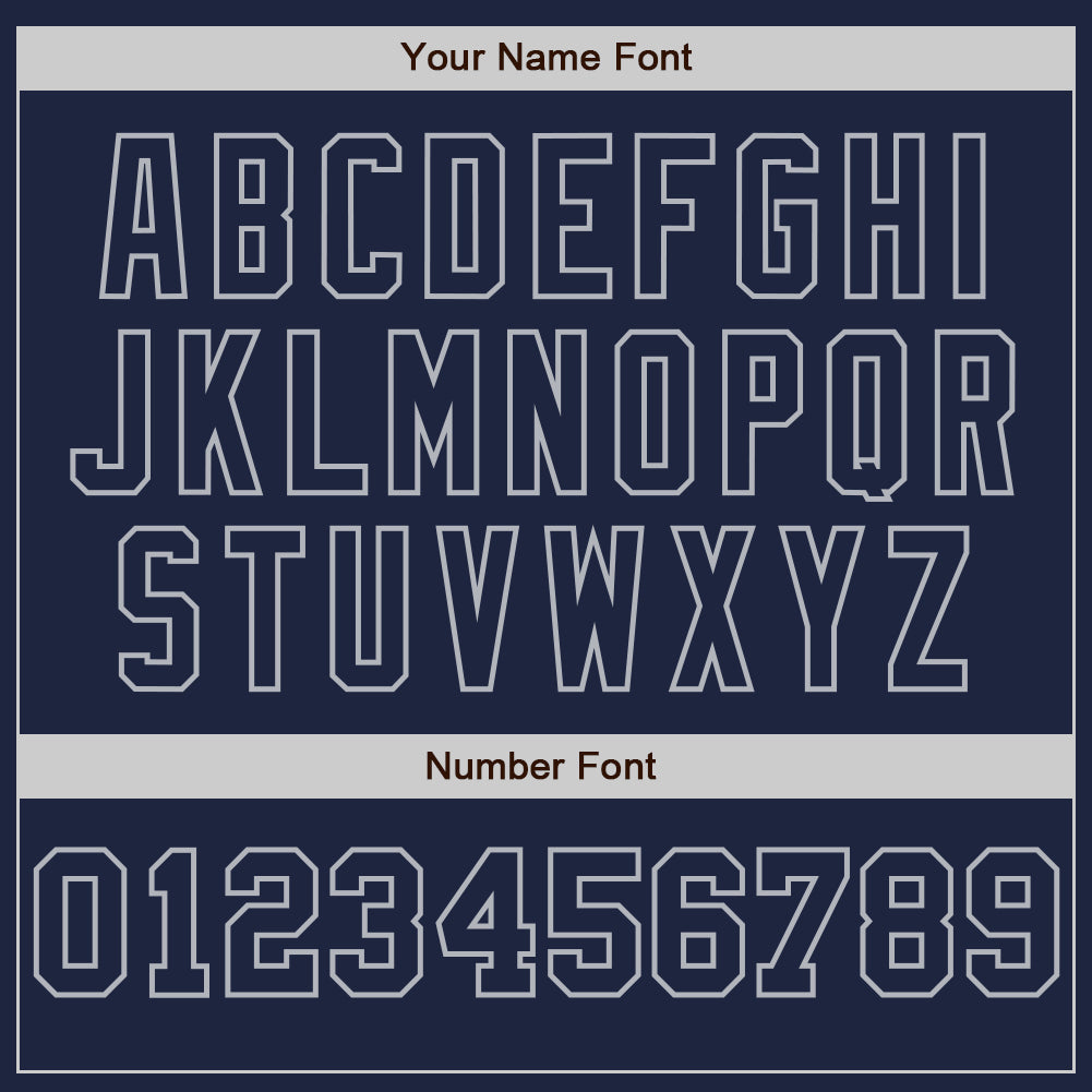 Custom Navy White-Gray Pinstripe Authentic Split Fashion Baseball Jersey - Sky-Custom