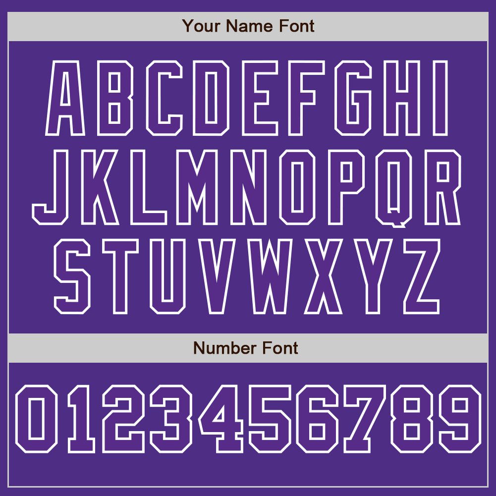 Custom Purple White-Purple Pinstripe Authentic Split Fashion Baseball Jersey - Sky-Custom