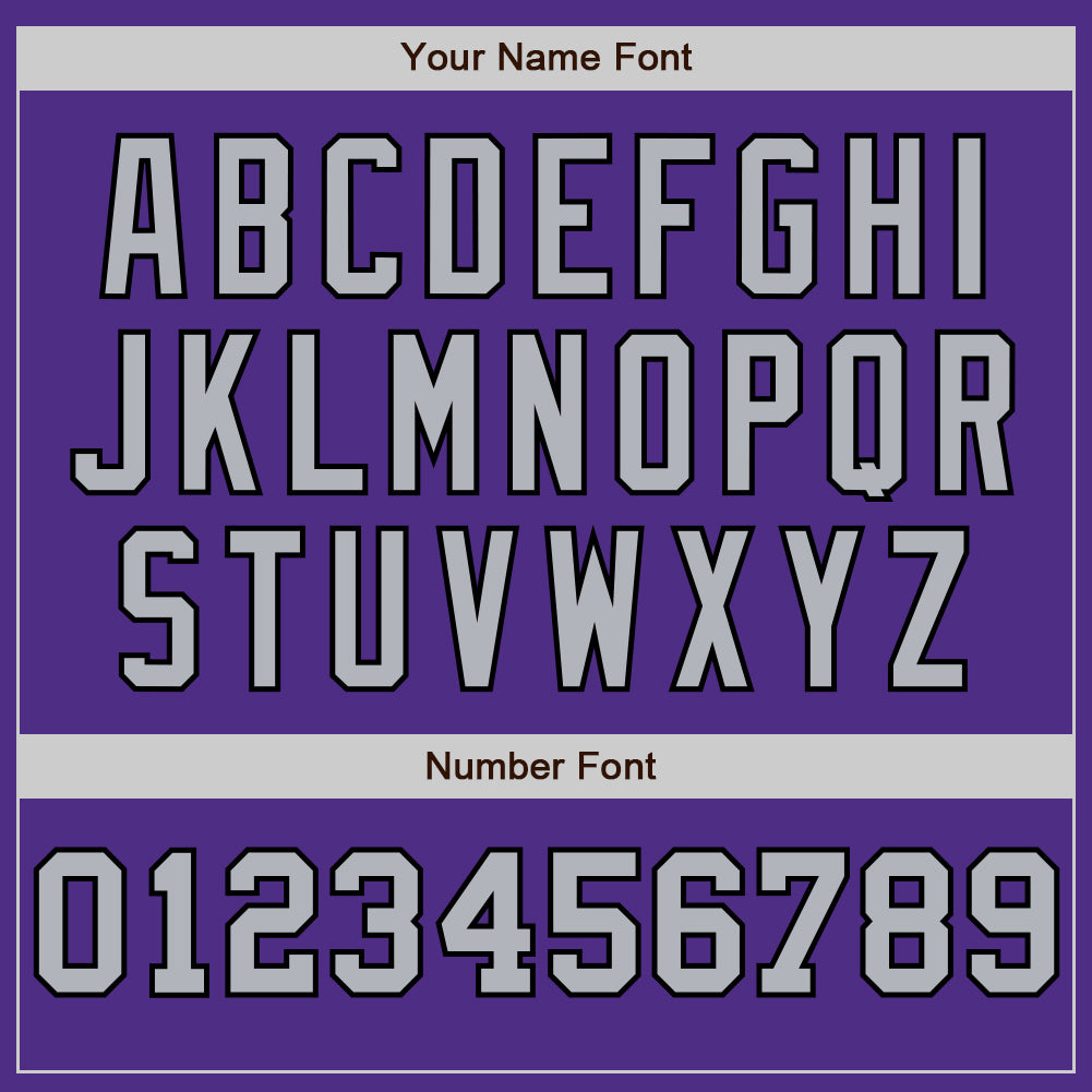 Custom Purple Gray-Black Pinstripe Authentic Split Fashion Baseball Jersey - Sky-Custom