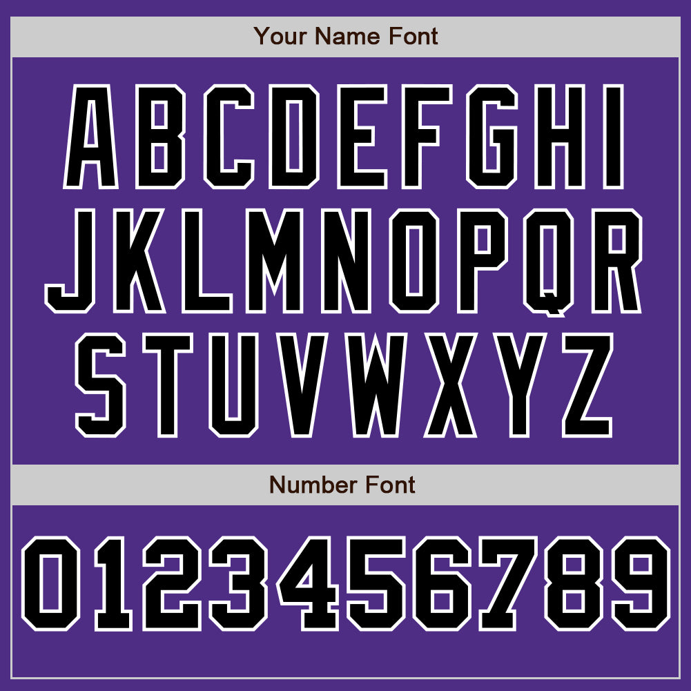 Custom Purple Gray-Black Pinstripe Authentic Split Fashion Baseball Jersey - Sky-Custom