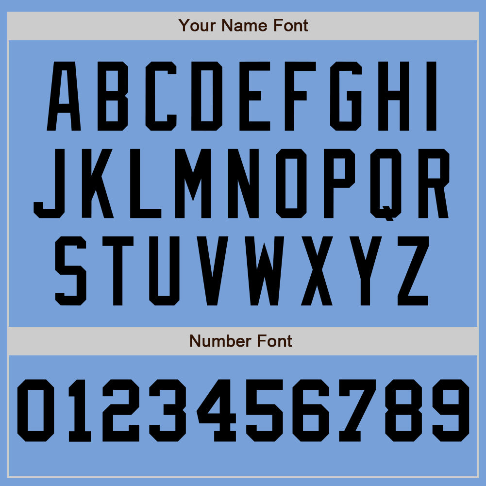 Custom Light Blue White-Black Pinstripe Authentic Split Fashion Baseball Jersey - Sky-Custom