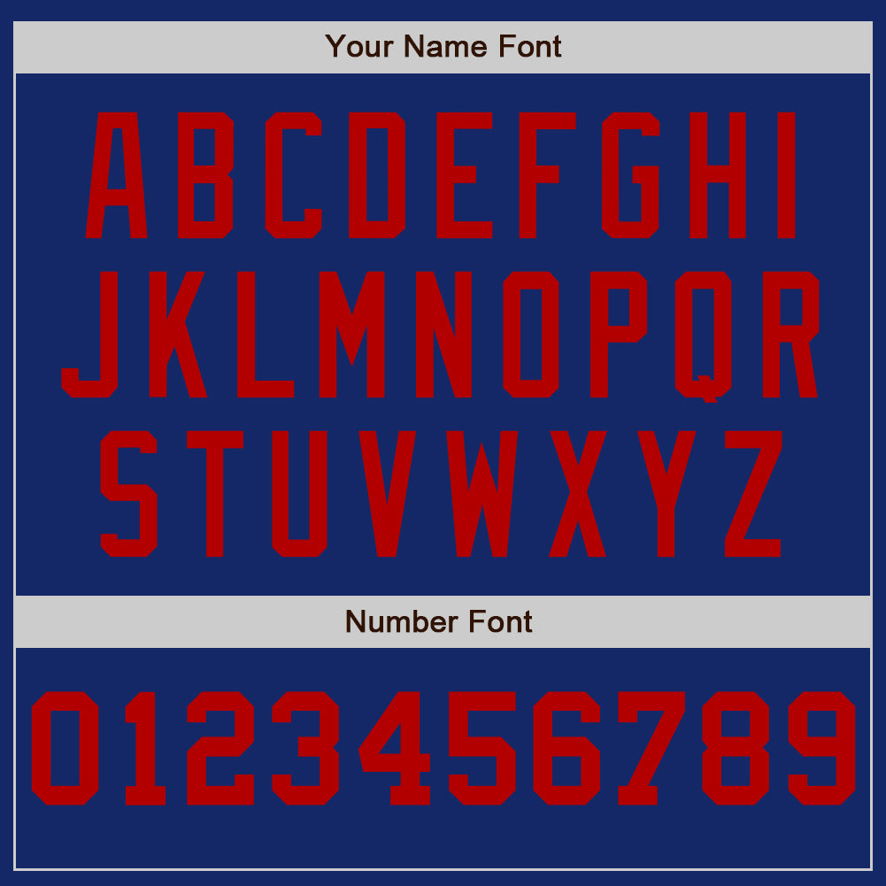 Custom Royal White-Red Pinstripe Authentic Split Fashion Baseball Jersey - Sky-Custom