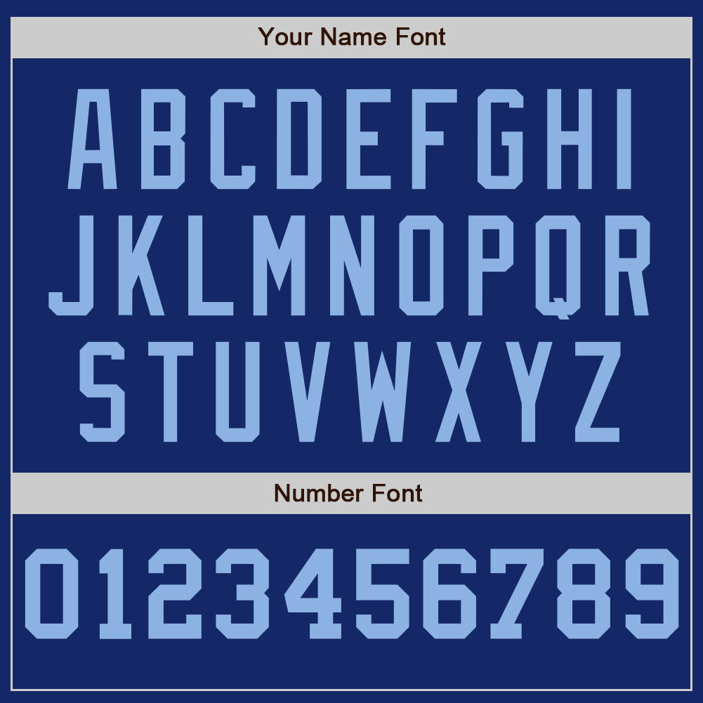 Custom Royal White-Light Blue Pinstripe Authentic Split Fashion Baseball Jersey - Sky-Custom