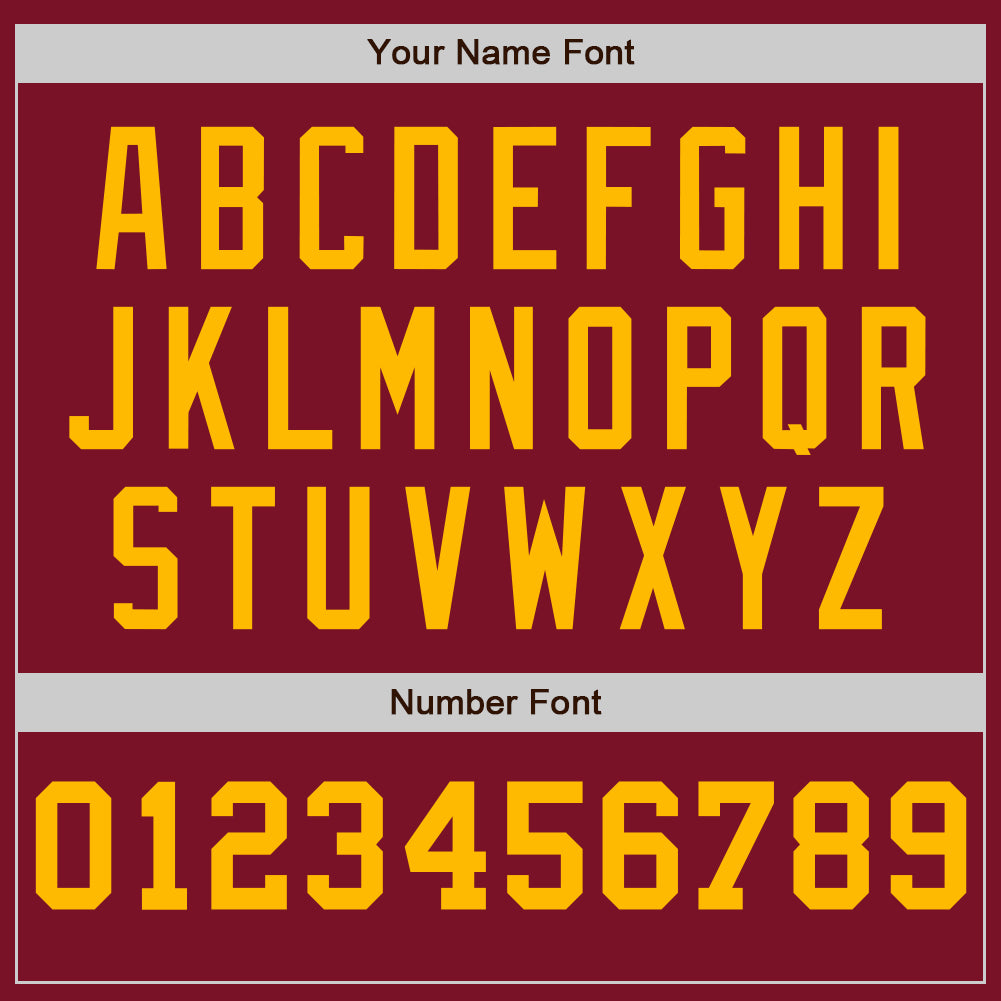 Custom Crimson White-Gold Pinstripe Authentic Split Fashion Baseball Jersey - Sky-Custom