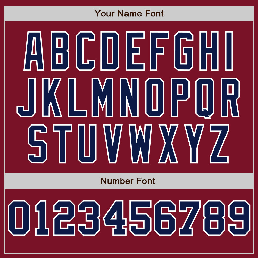 Custom Crimson White-Navy Pinstripe Authentic Split Fashion Baseball Jersey - Sky-Custom