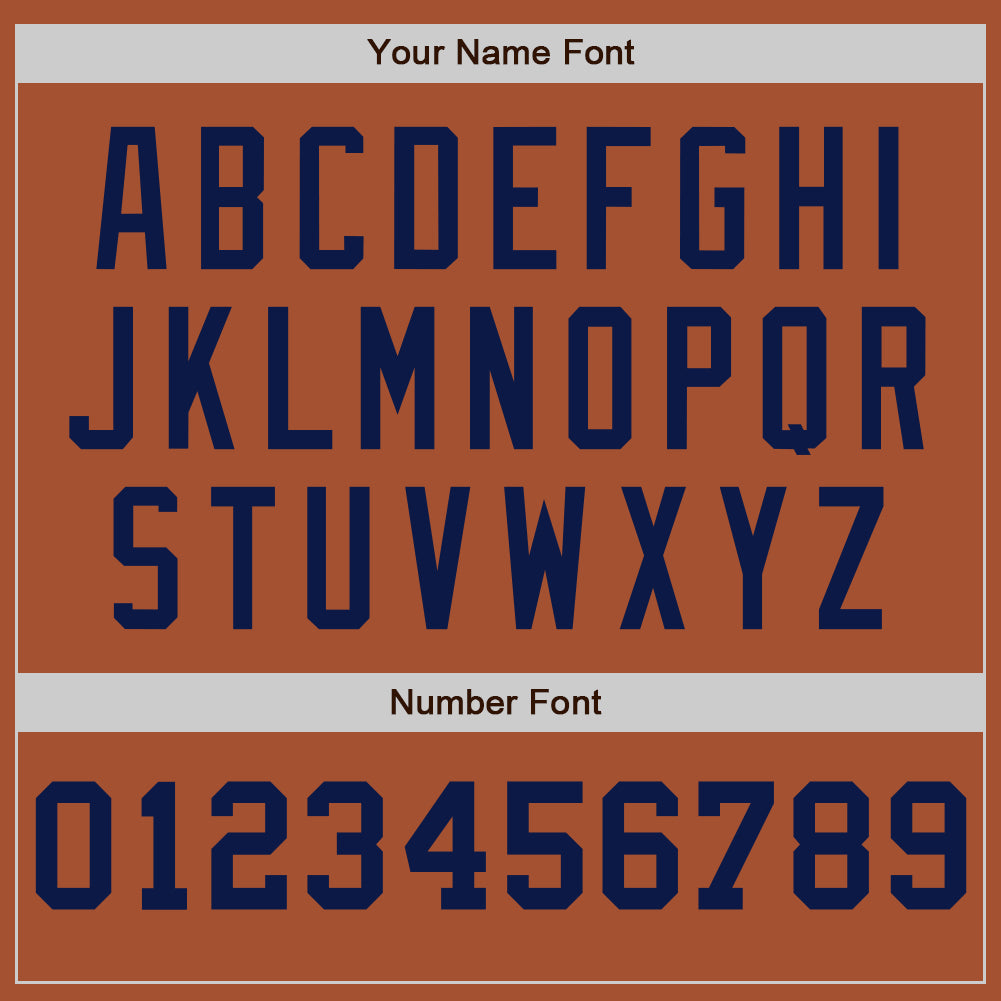 Custom Texas Orange White-Navy Pinstripe Authentic Split Fashion Baseball Jersey - Sky-Custom