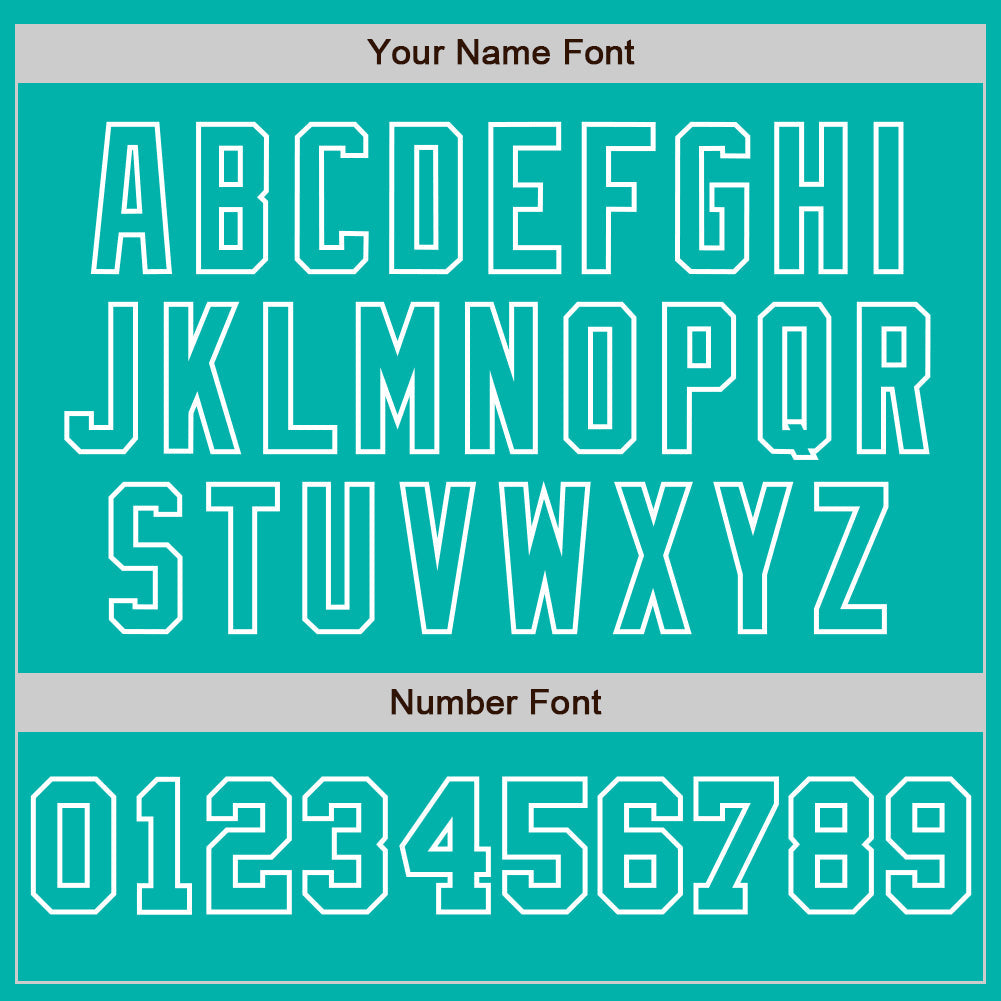 Custom Aqua White-Aqua Pinstripe Authentic Split Fashion Baseball Jersey - Sky-Custom