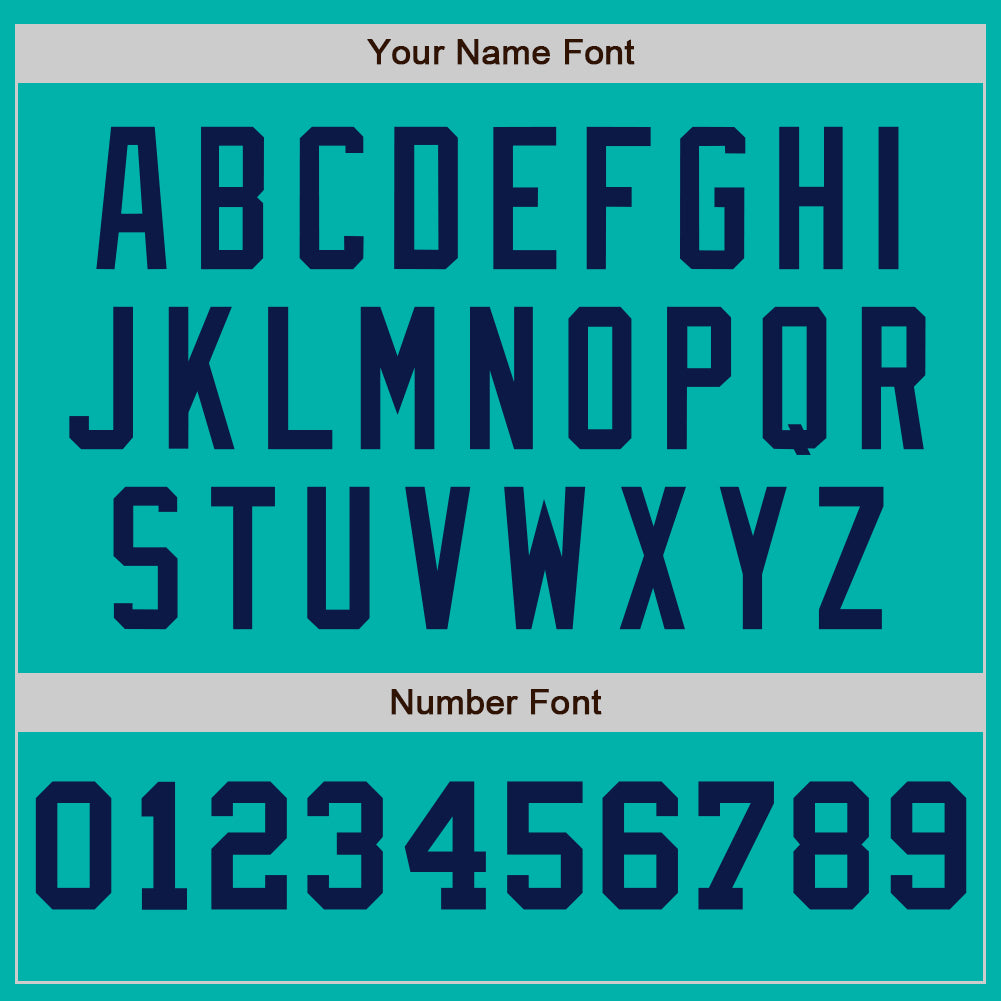 Custom Aqua White-Navy Pinstripe Authentic Split Fashion Baseball Jersey - Sky-Custom