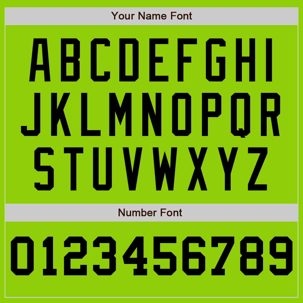 Custom Neon Green White-Black Pinstripe Authentic Split Fashion Baseball Jersey - Sky-Custom