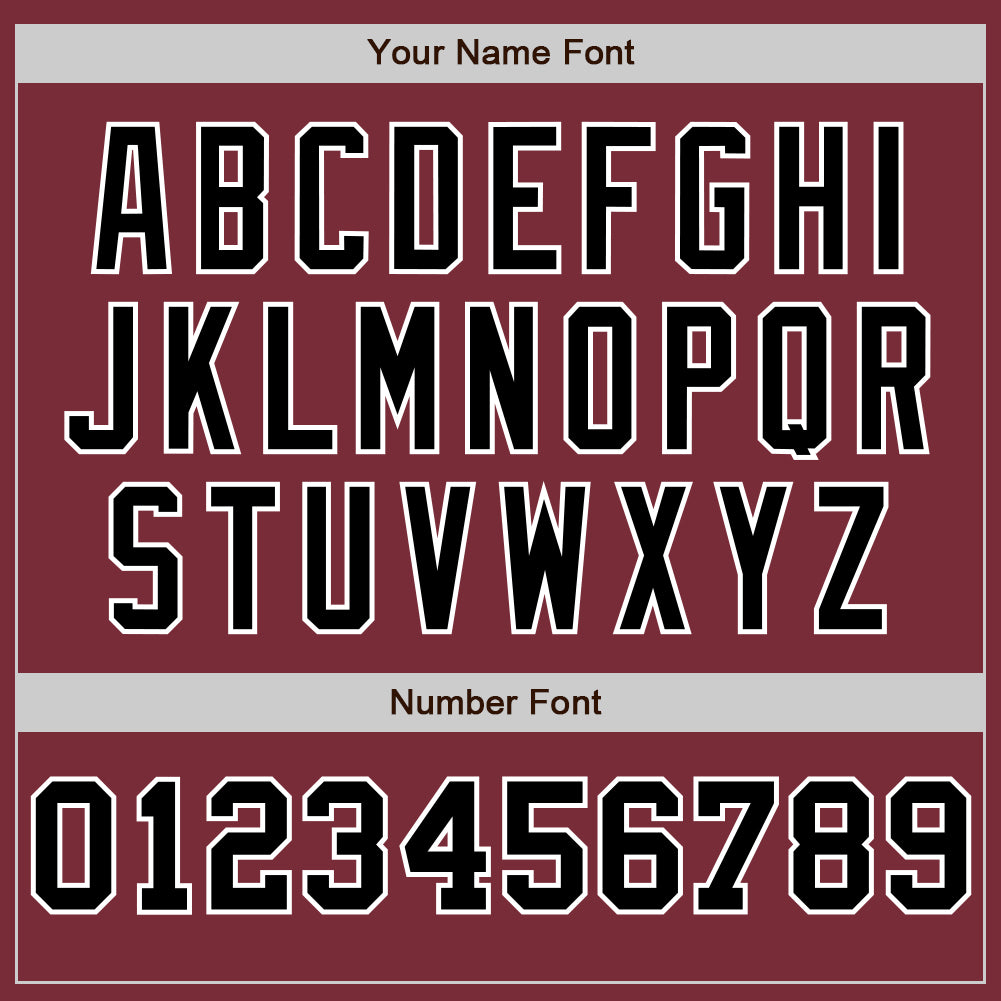 Custom Burgundy White-Black Pinstripe Authentic Split Fashion Baseball Jersey - Sky-Custom