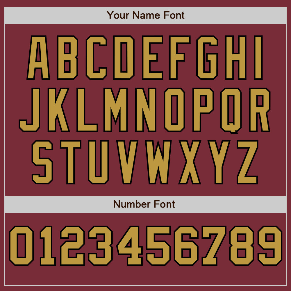 Custom Burgundy Old Gold-Black Pinstripe Authentic Split Fashion Baseball Jersey - Sky-Custom