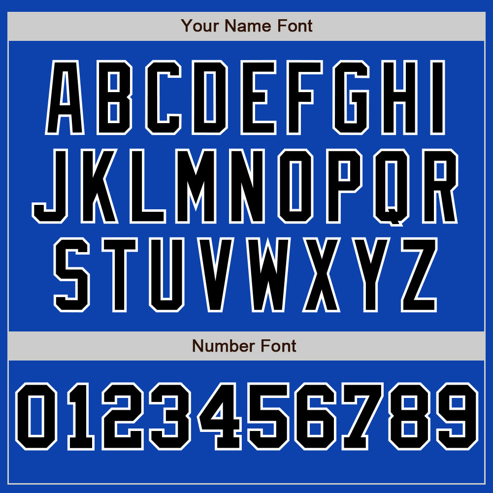 Custom Thunder Blue White-Black Pinstripe Authentic Split Fashion Baseball Jersey - Sky-Custom