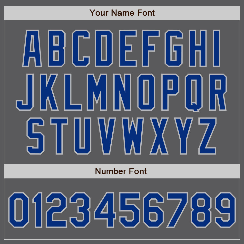 Custom Steel Gray Royal-Gray Authentic Baseball Jersey - Sky-Custom