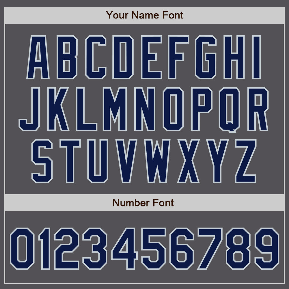 Custom Steel Gray Silver Authentic Baseball Jersey - Sky-Custom