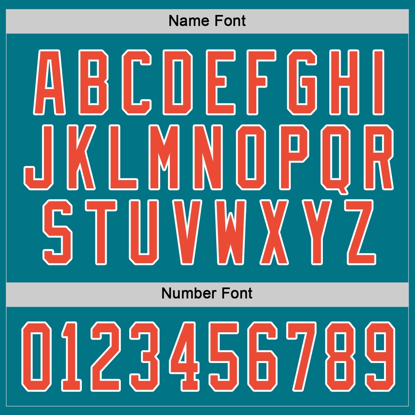 Custom Teal Orange-White Hockey Jersey - Sky-Custom