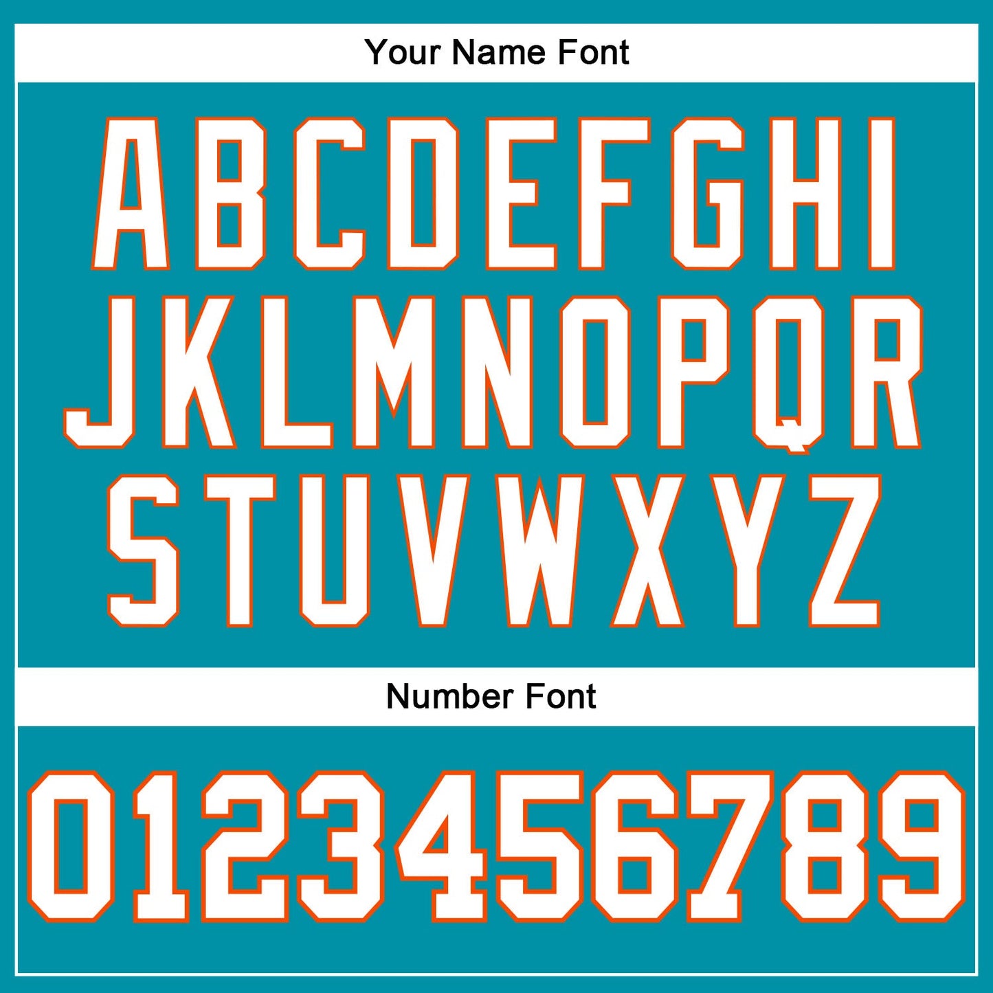 Custom Teal White-Orange Authentic Throwback Basketball Jersey - Sky-Custom