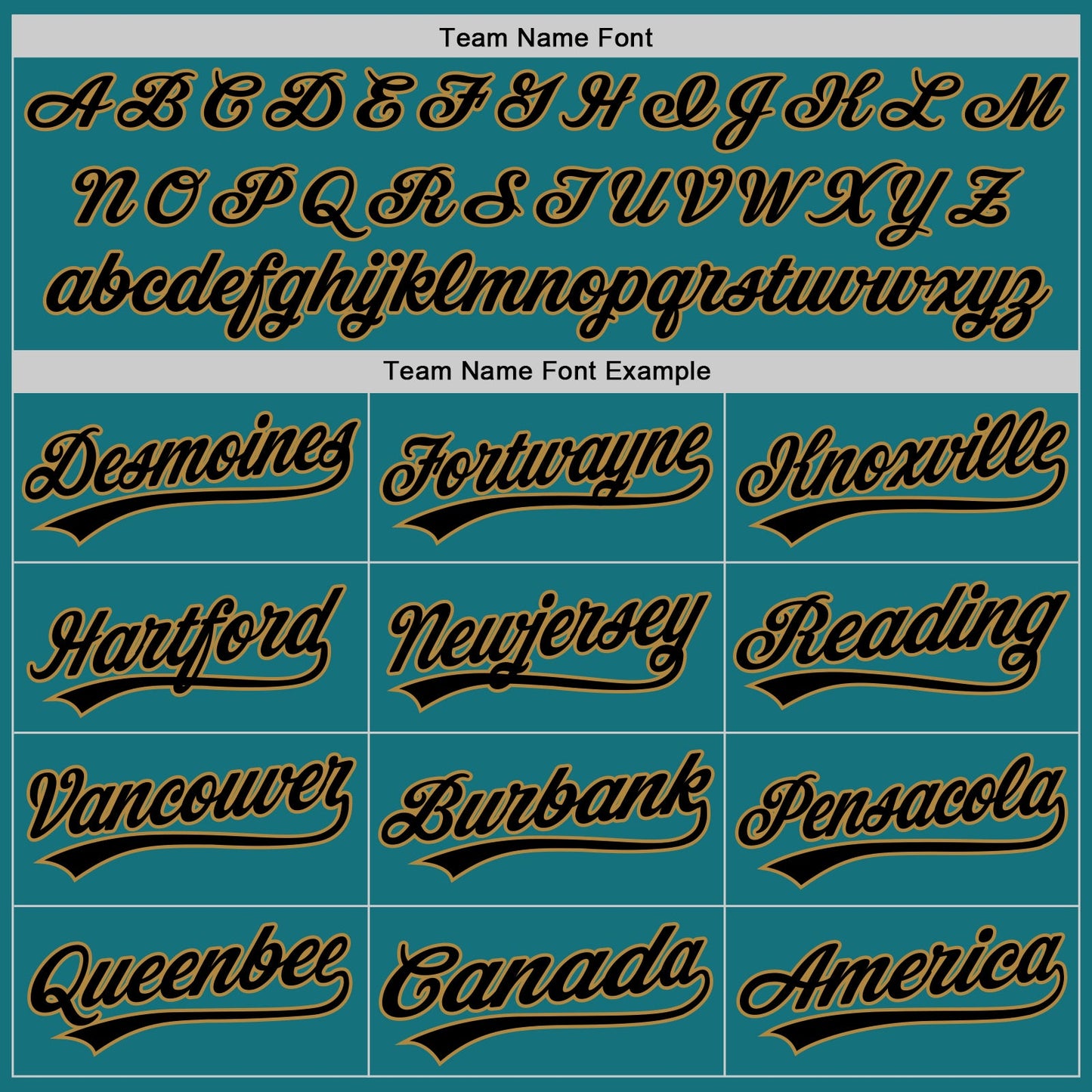 Custom Teal Black Pinstripe Black-Old Gold Authentic Baseball Jersey - Sky-Custom