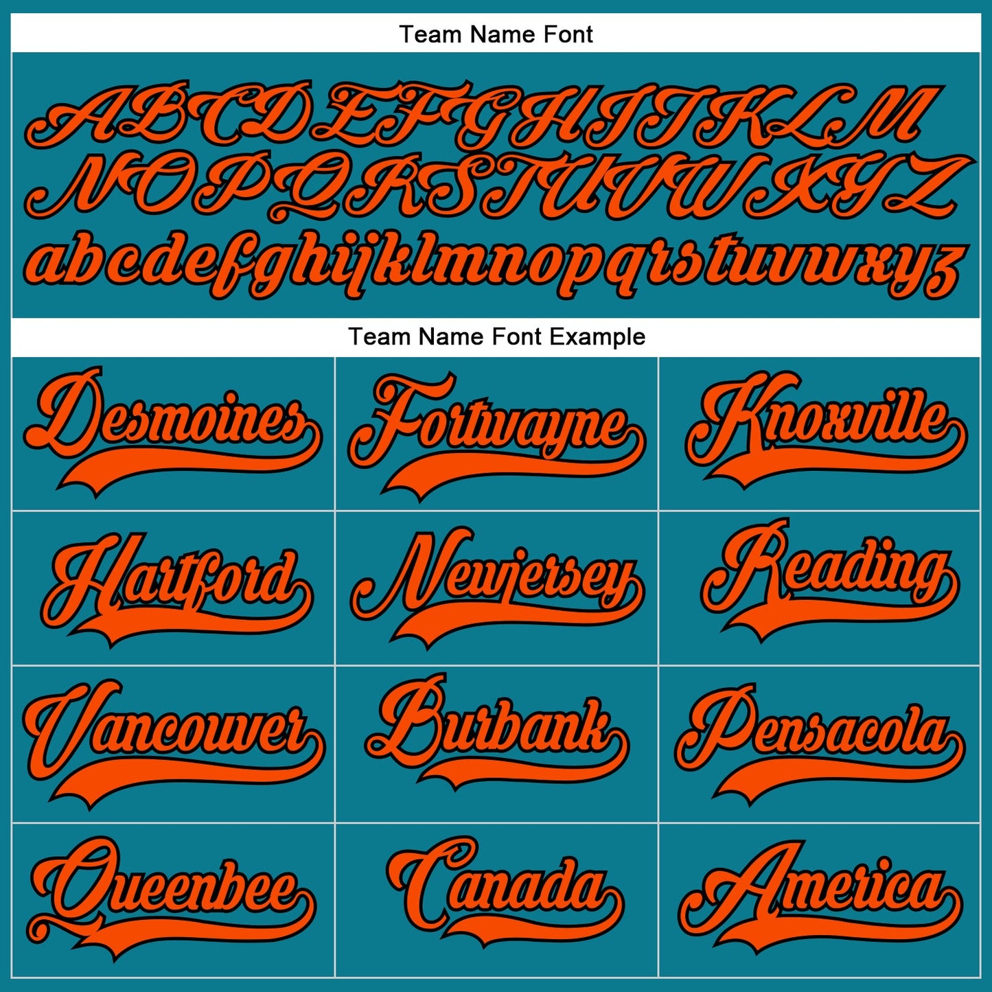 Custom Teal Orange-Black Hockey Lace Neck Jersey - Sky-Custom