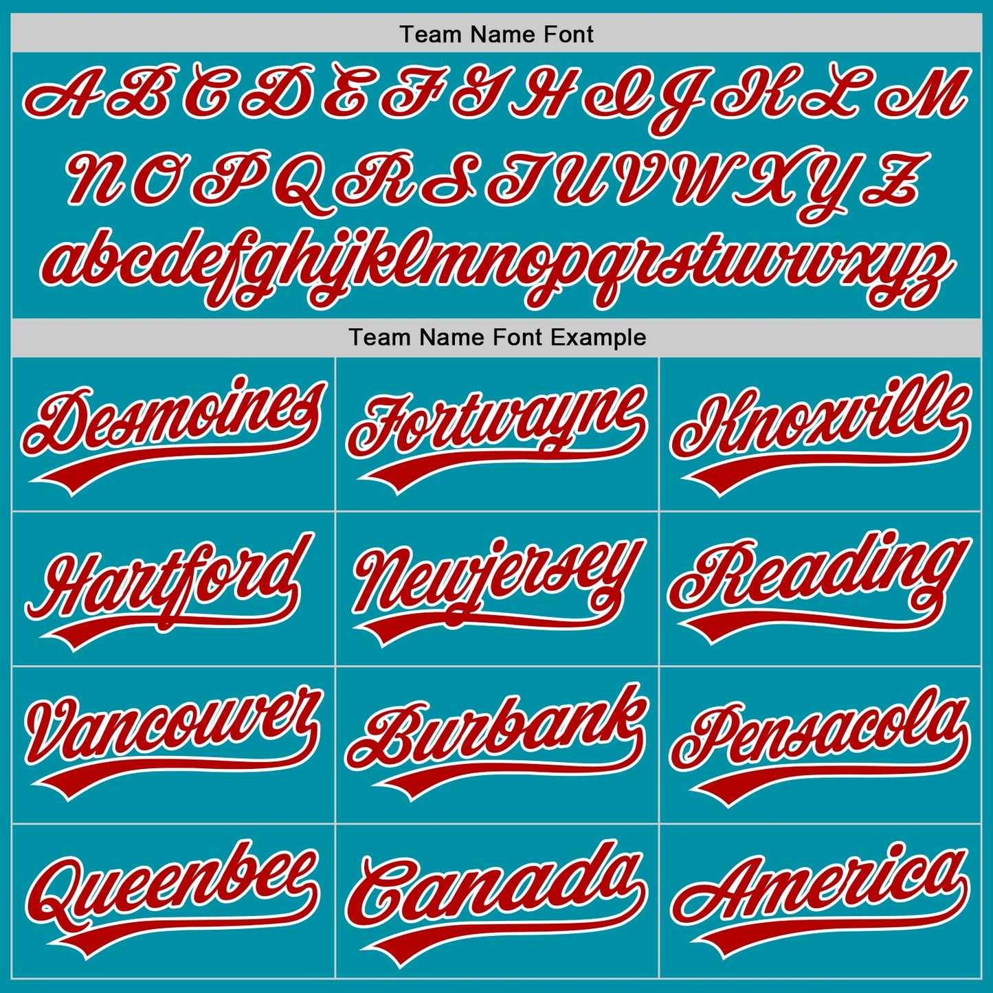 Custom Teal Red-White Authentic Throwback Baseball Jersey - Sky-Custom