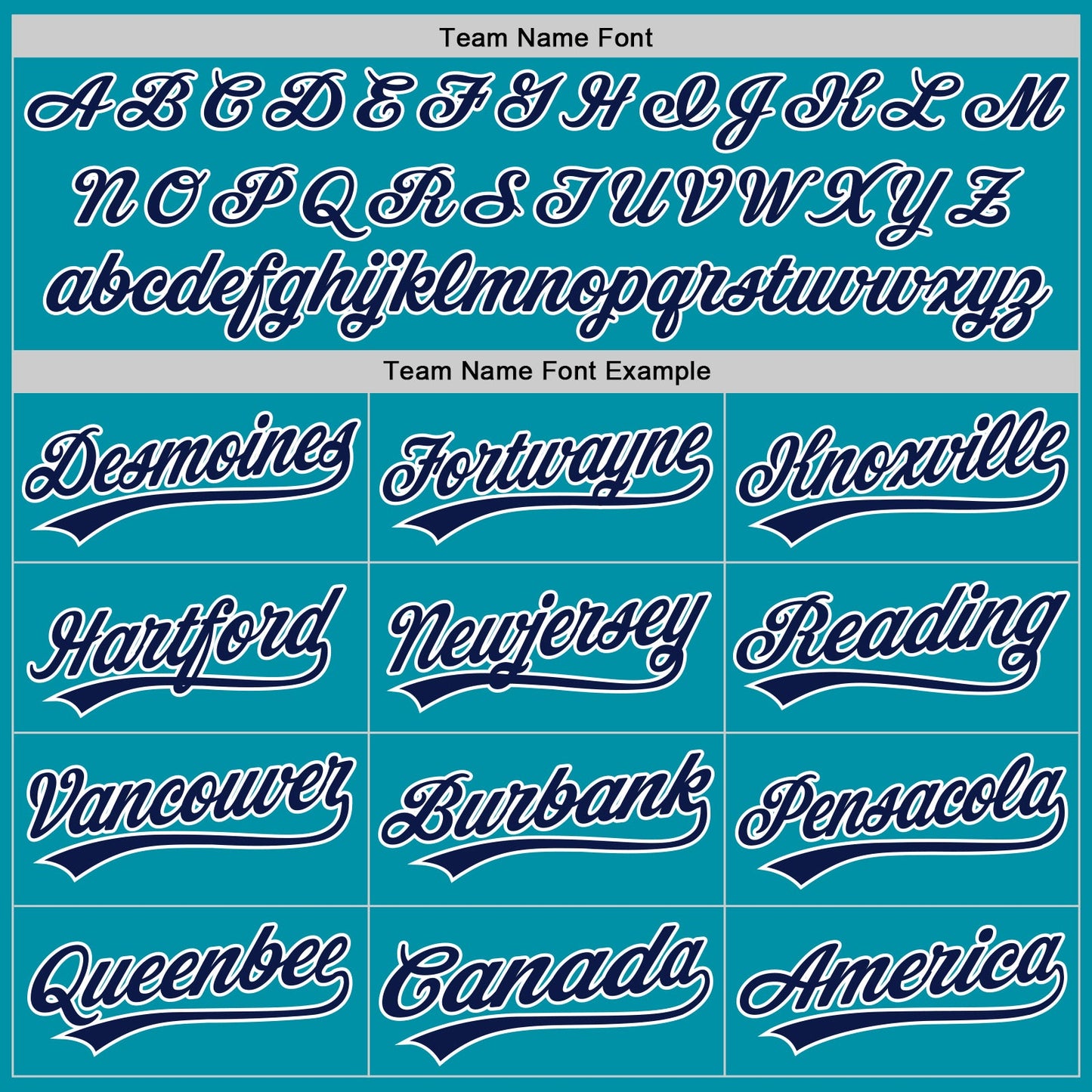 Custom Teal Navy-White Authentic Throwback Baseball Jersey - Sky-Custom