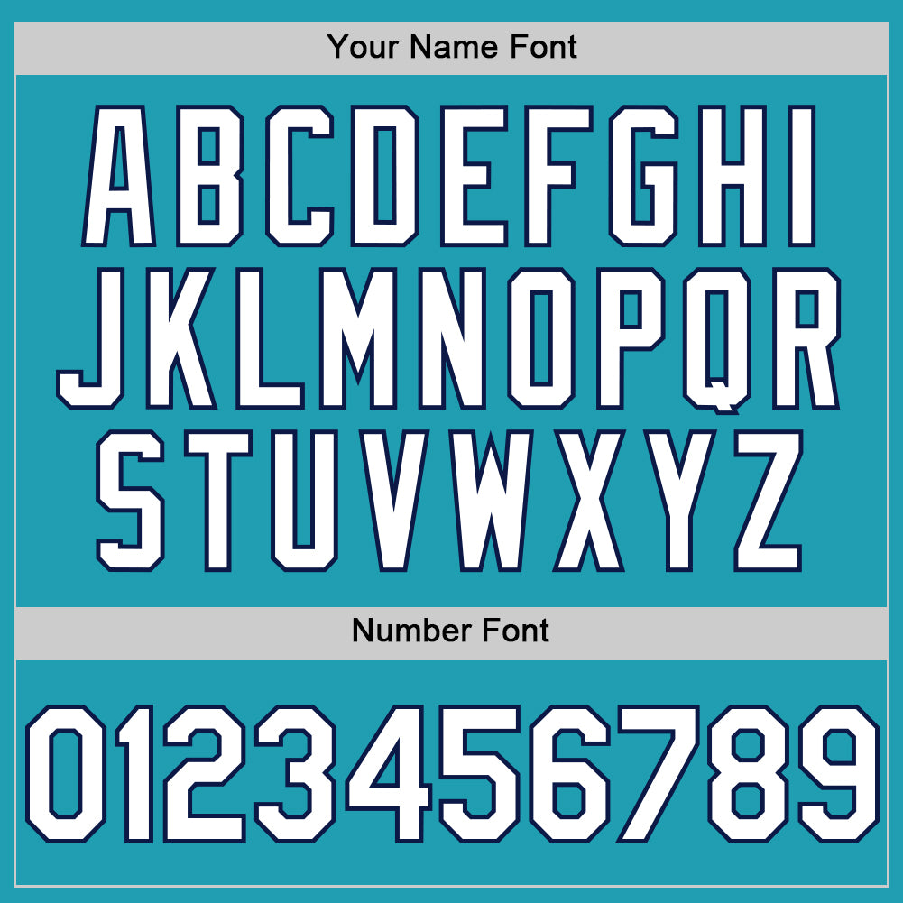 Custom Teal White-Navy Mesh Authentic Throwback Baseball Jersey - Sky-Custom