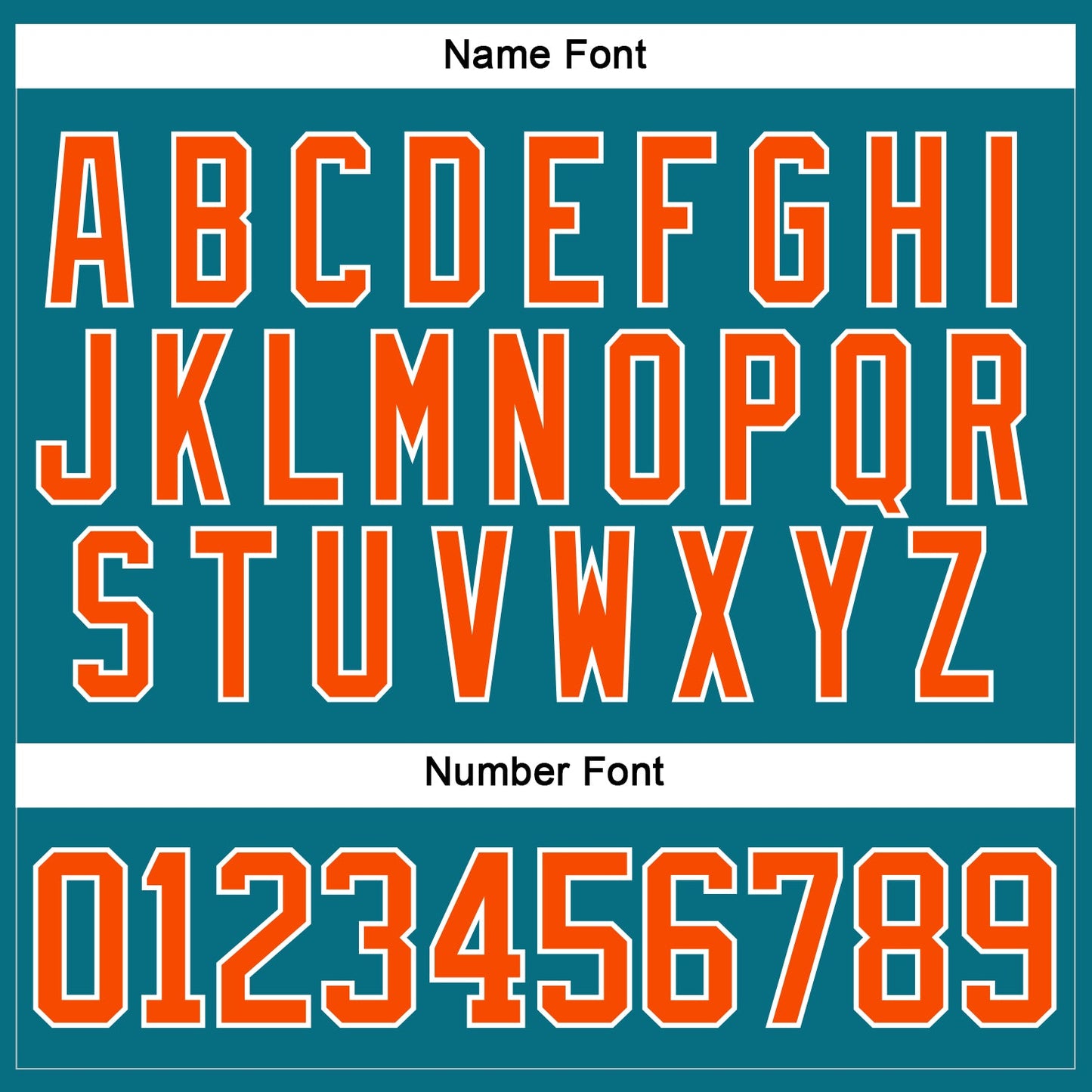 Custom Teal Orange-White Hockey Lace Neck Jersey - Sky-Custom