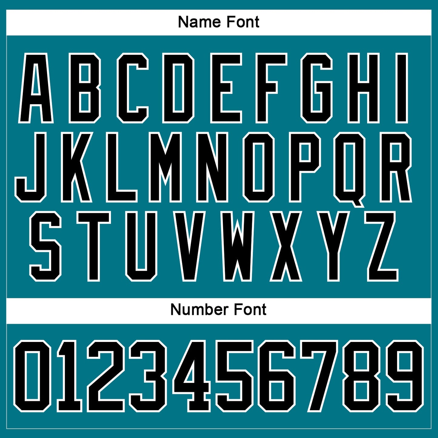 Custom Teal Black-White Hockey Jersey - Sky-Custom