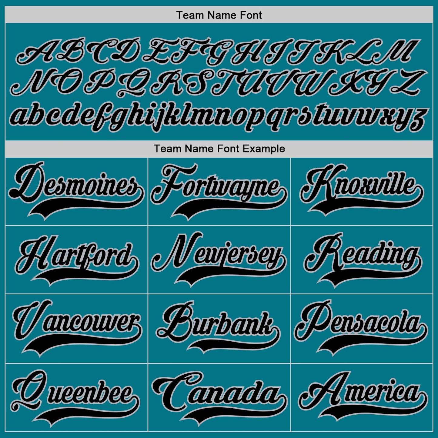 Custom Teal Black-Gray Hockey Jersey - Sky-Custom
