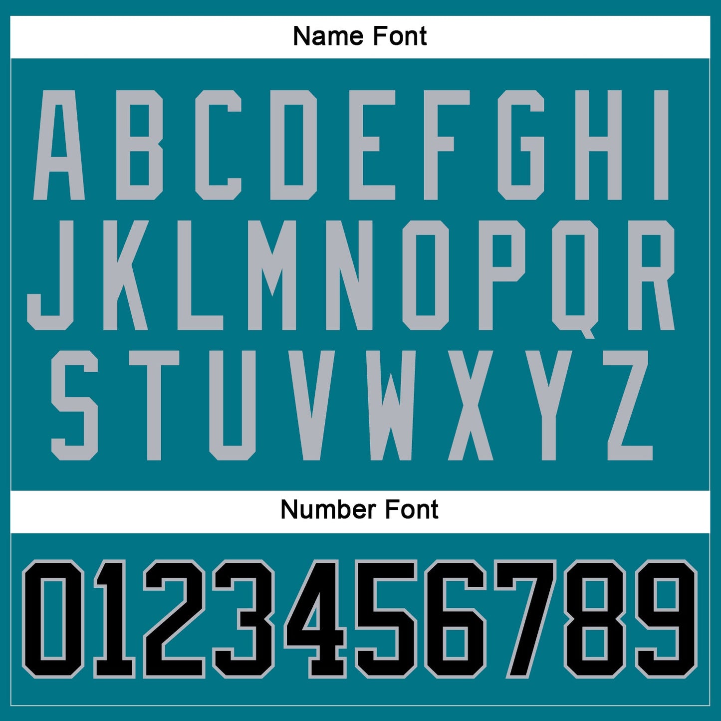 Custom Teal Black-Gray Hockey Jersey - Sky-Custom