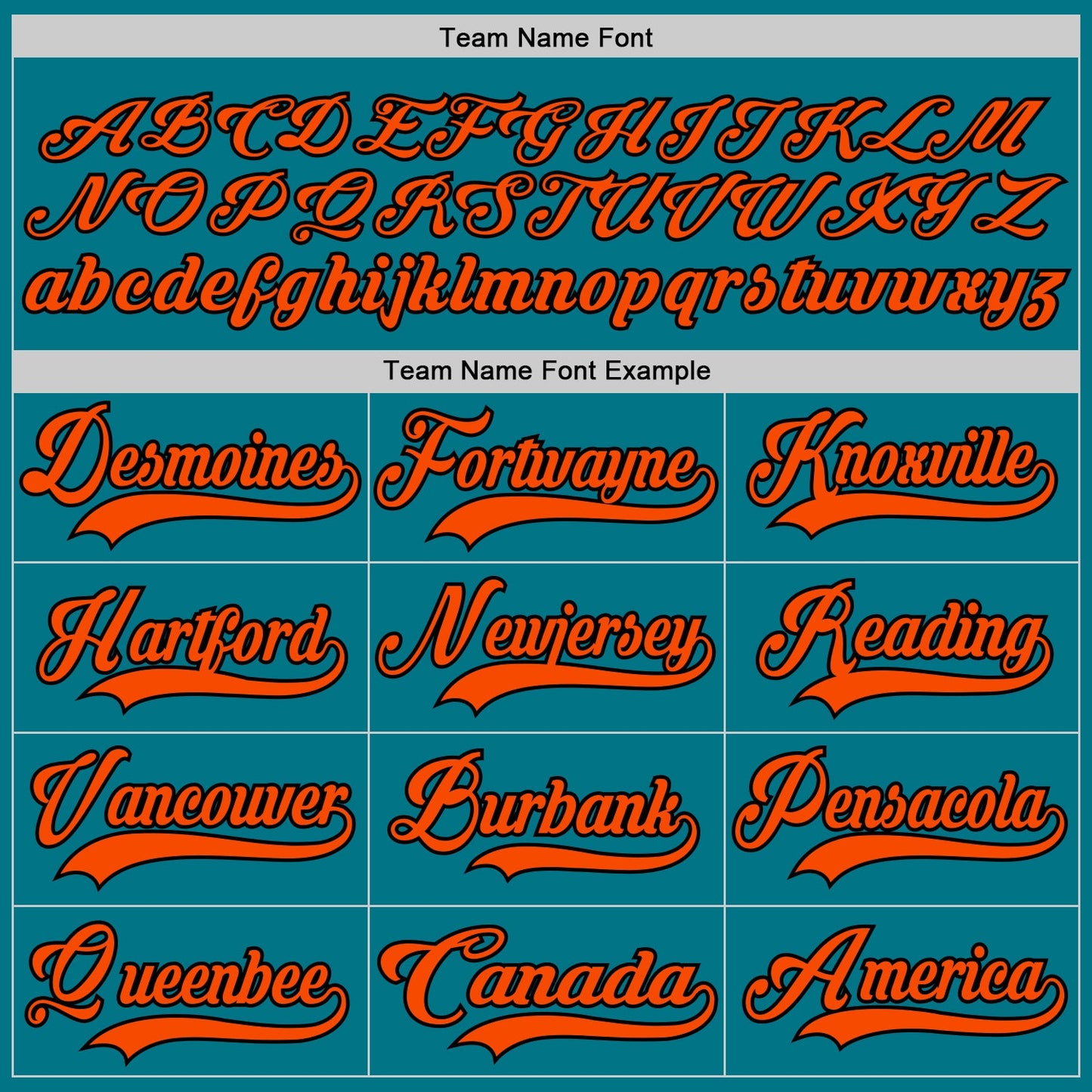 Custom Teal Orange-Black Hockey Jersey - Sky-Custom