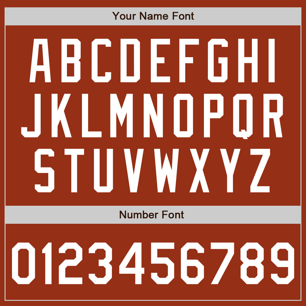 Custom Texas Orange White Authentic Baseball Jersey - Sky-Custom