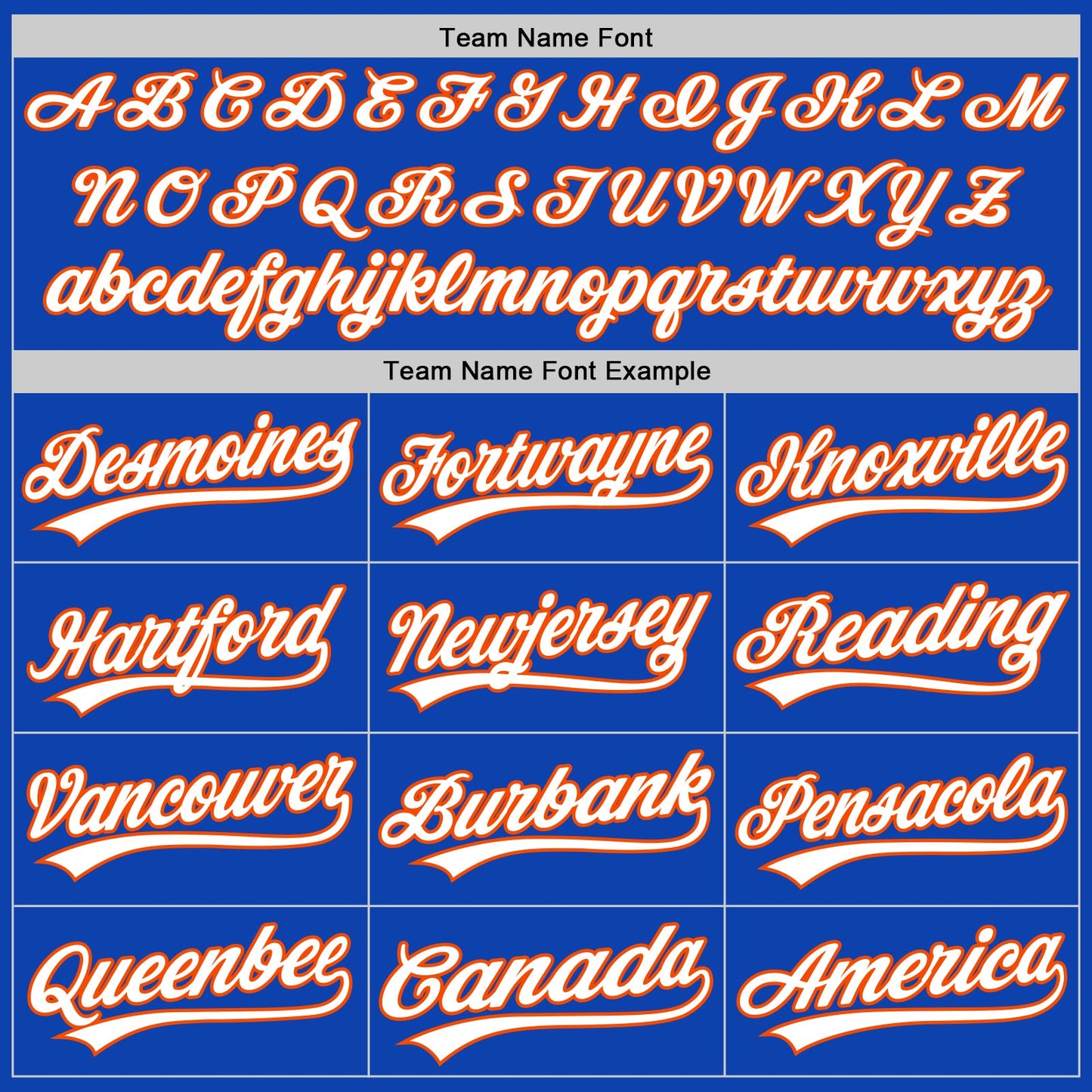 Custom Thunder Blue White-Orange Authentic Baseball Jersey - Sky-Custom