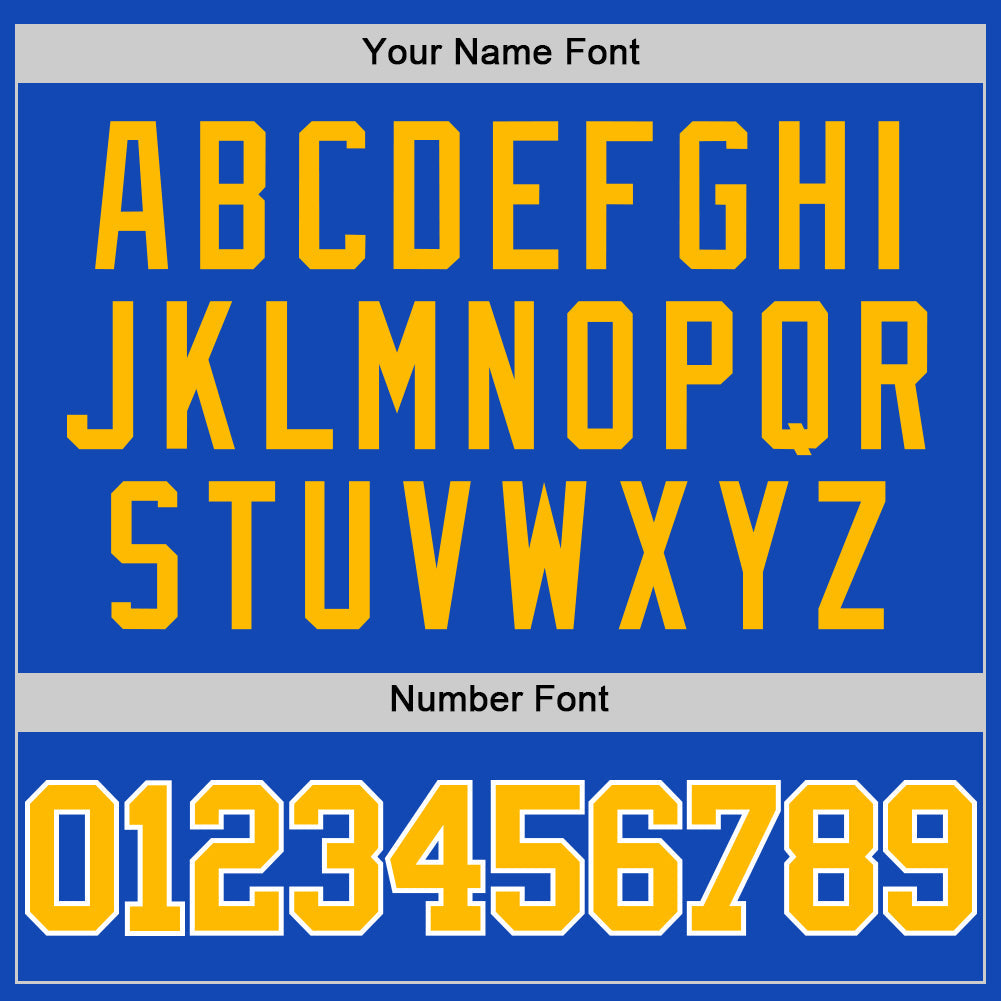 Custom Thunder Blue Gold-White Authentic Basketball Jersey - Sky-Custom