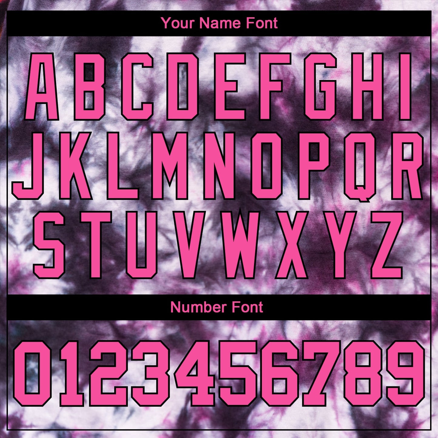 Custom Tie Dye Pink-Black 3D Authentic Baseball Jersey - Sky-Custom