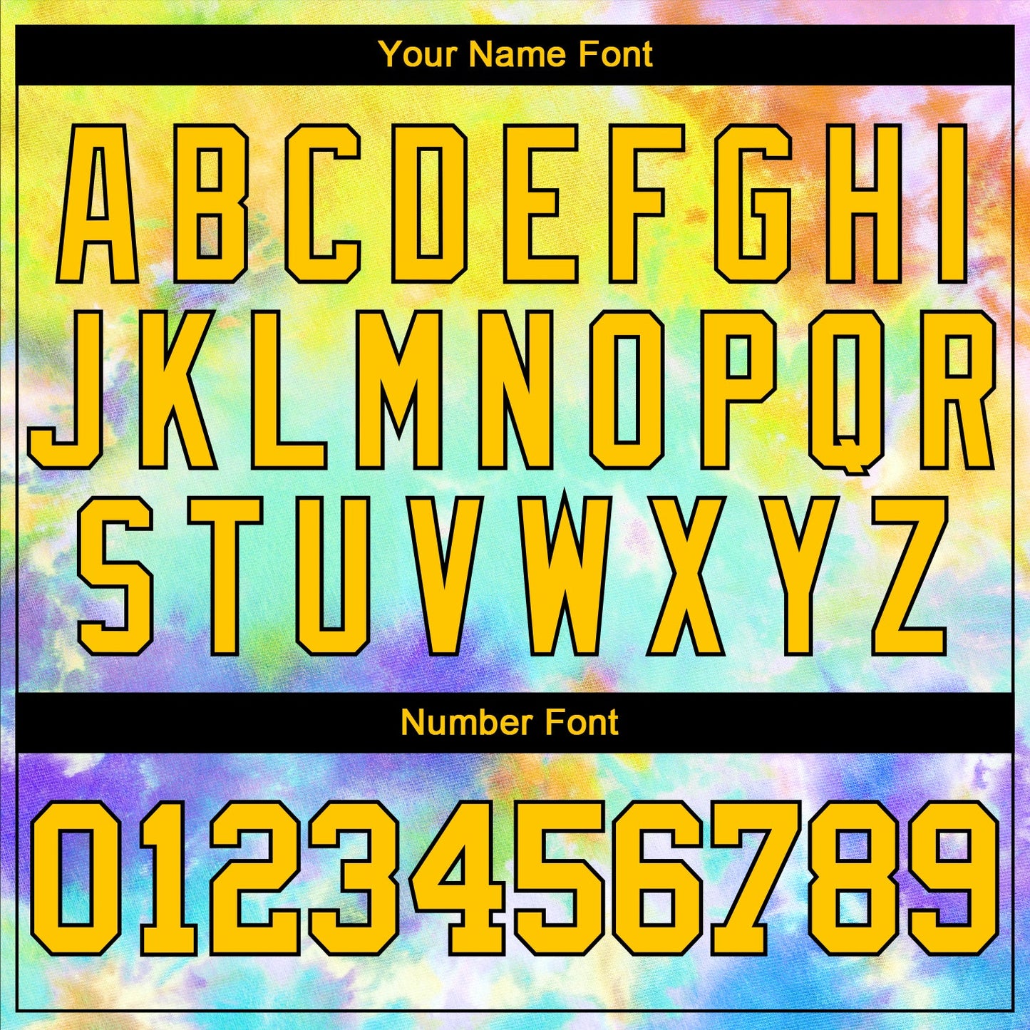 Custom Tie Dye Gold-Purple 3D Authentic Baseball Jersey - Sky-Custom