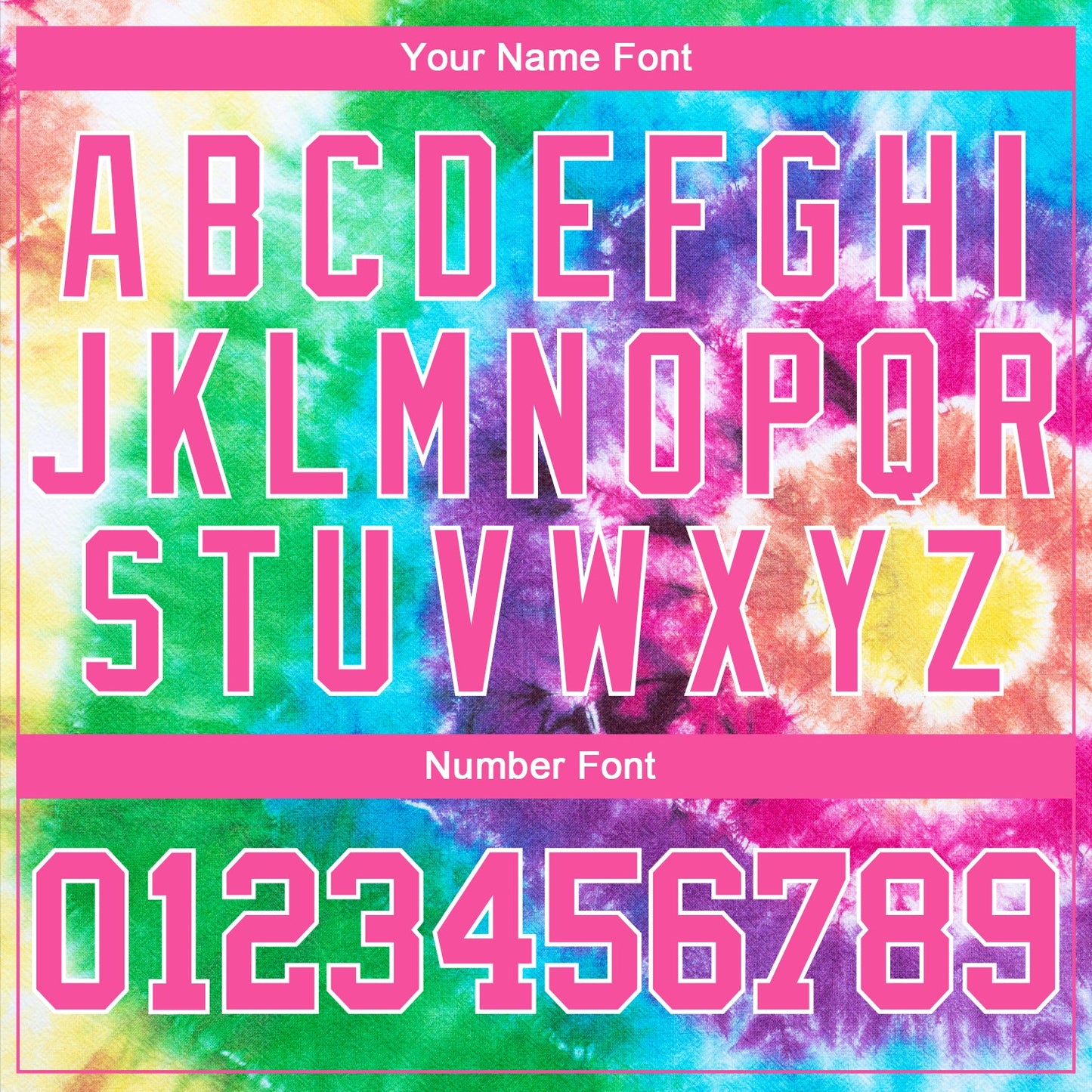 Custom Tie Dye Pink-White 3D Authentic Baseball Jersey - Sky-Custom