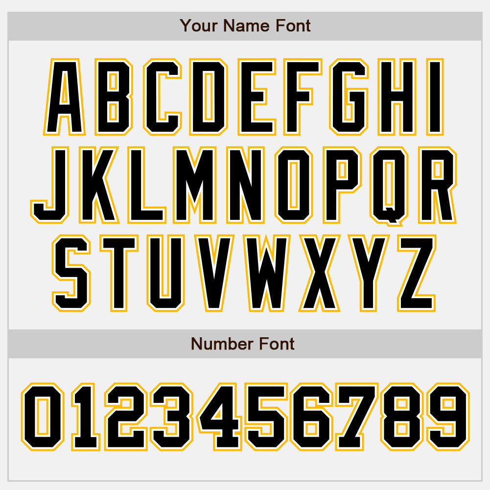 Custom White Black-Gold Authentic Two Tone Baseball Jersey - Sky-Custom