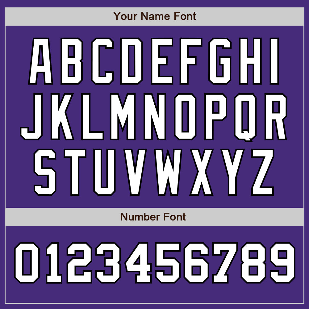 Custom Purple White-Black Authentic Two Tone Baseball Jersey - Sky-Custom