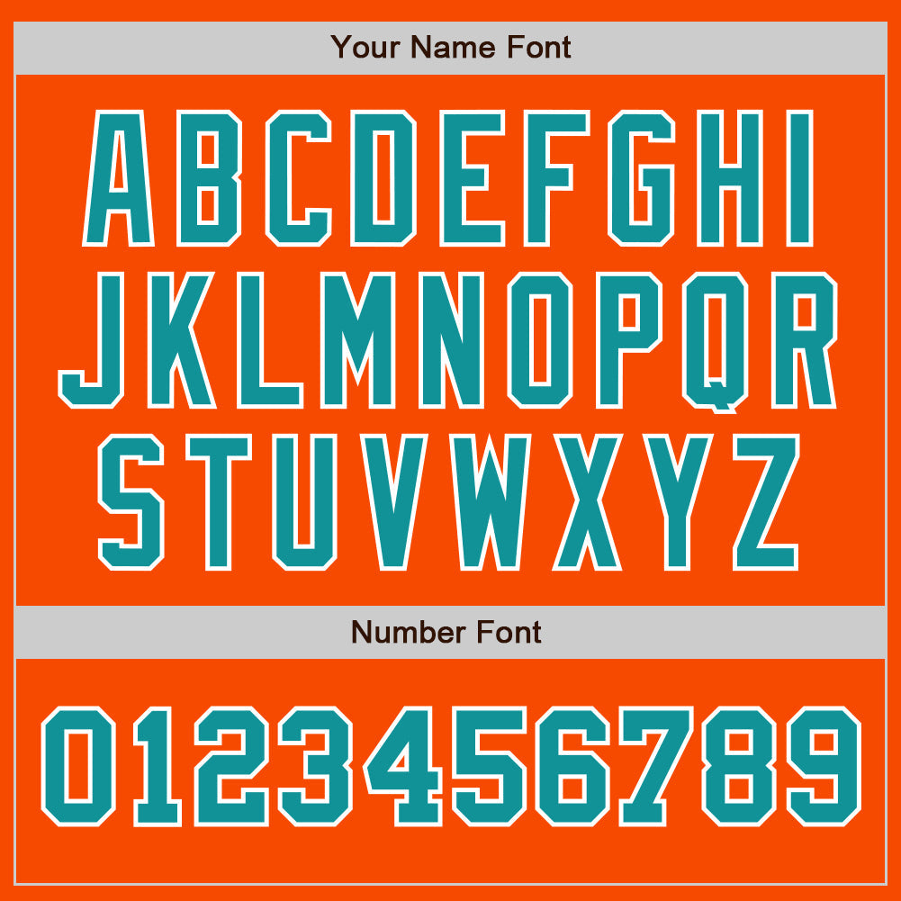 Custom Orange Teal-White Authentic Two Tone Baseball Jersey - Sky-Custom