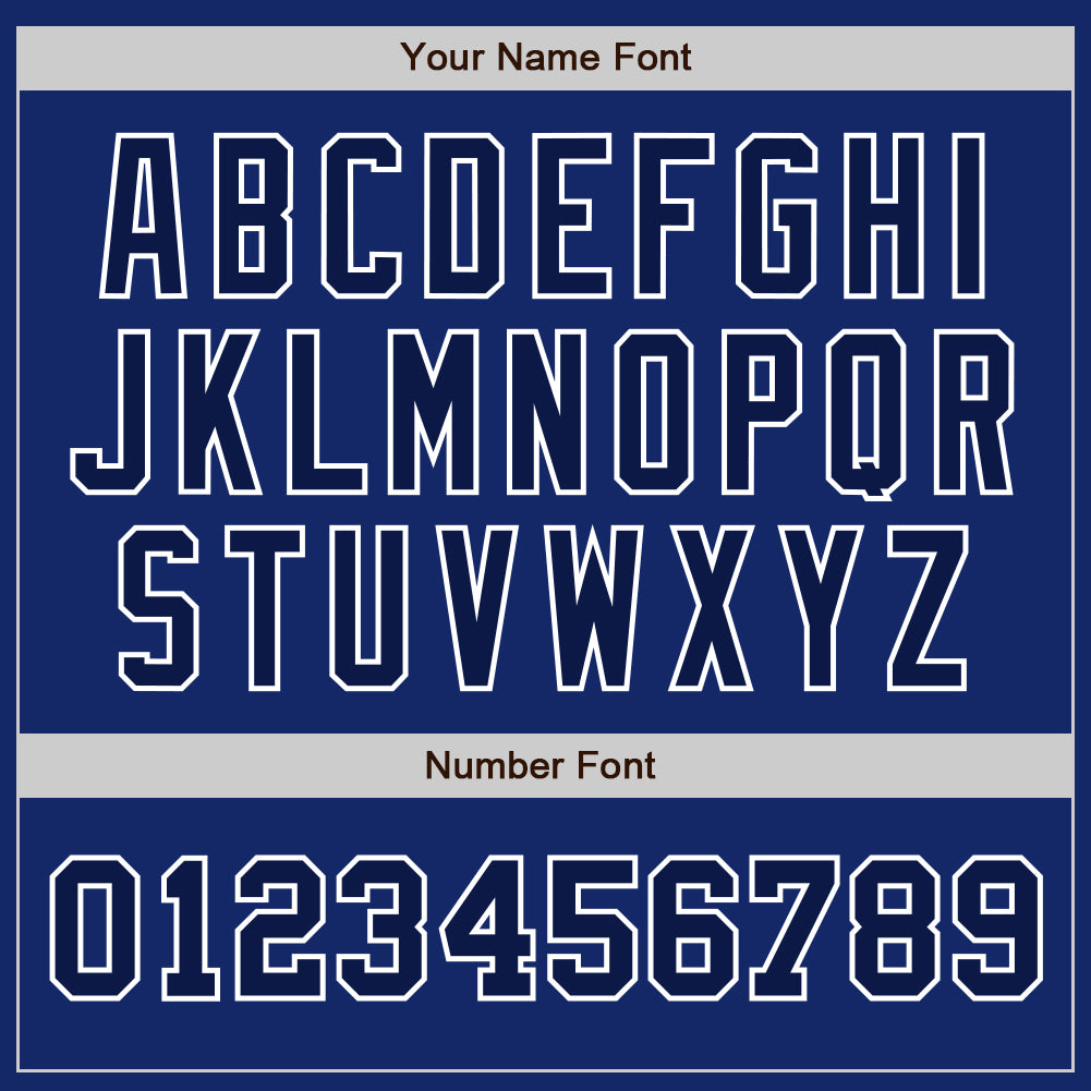 Custom Royal Navy-White Authentic Two Tone Baseball Jersey - Sky-Custom