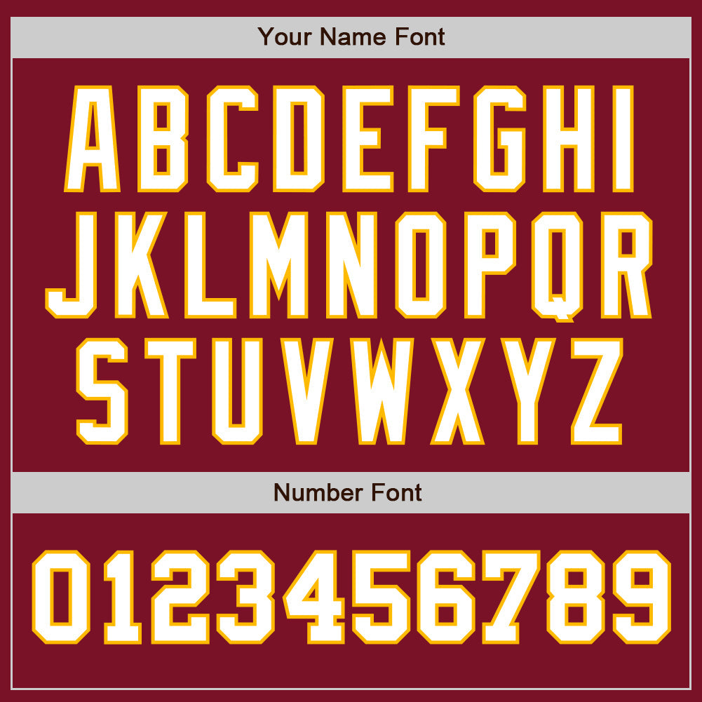 Custom Crimson White-Gold Authentic Two Tone Baseball Jersey - Sky-Custom