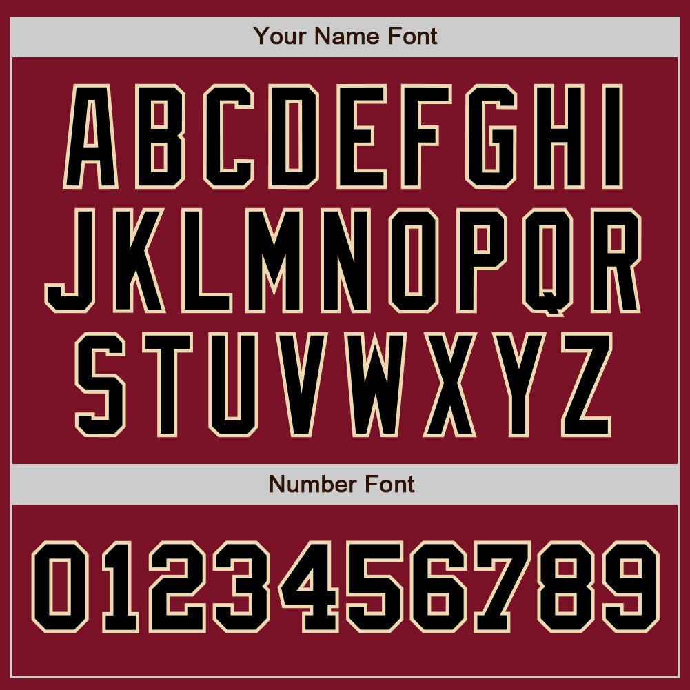 Custom Crimson Black-Cream Authentic Two Tone Baseball Jersey - Sky-Custom