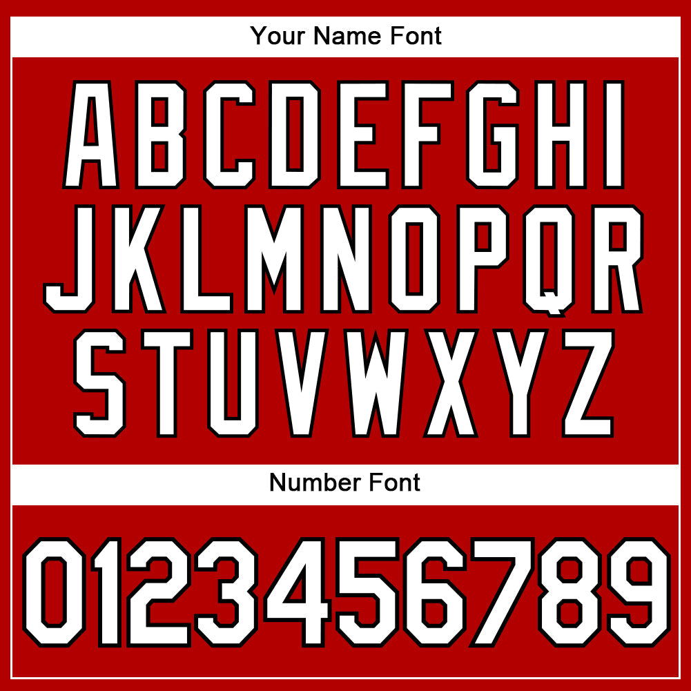 Custom Red White-Black Authentic Two Tone Baseball Jersey - Sky-Custom