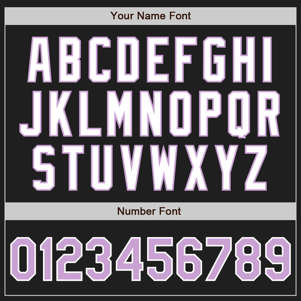 Custom Black Light Purple-White Authentic Two Tone Baseball Jersey - Sky-Custom