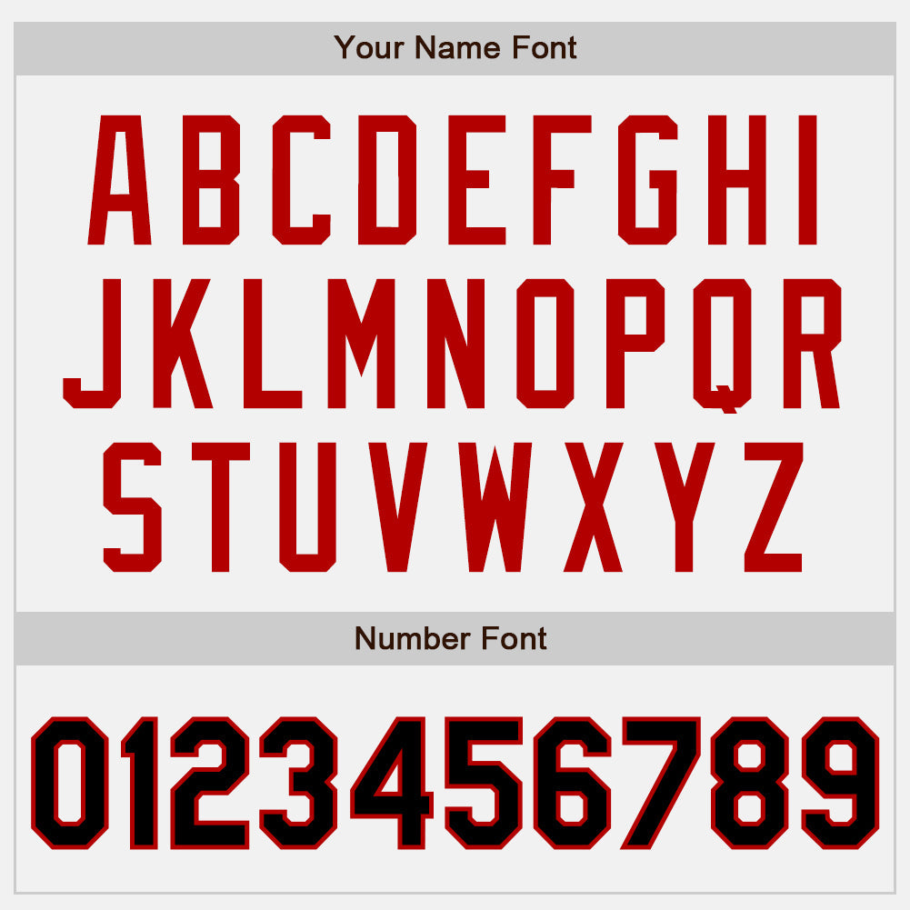 Custom White Black-Red Authentic Two Tone Baseball Jersey - Sky-Custom