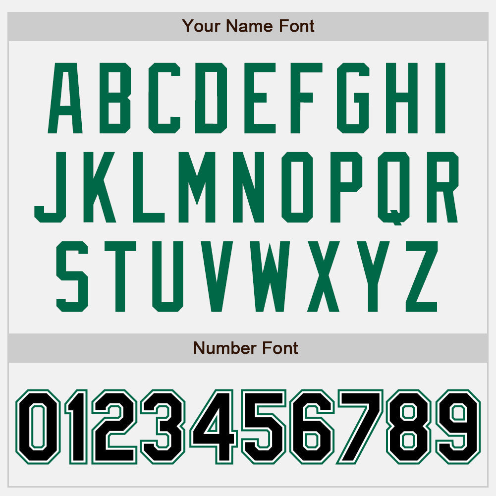 Custom White Black-Kelly Green Authentic Two Tone Baseball Jersey - Sky-Custom