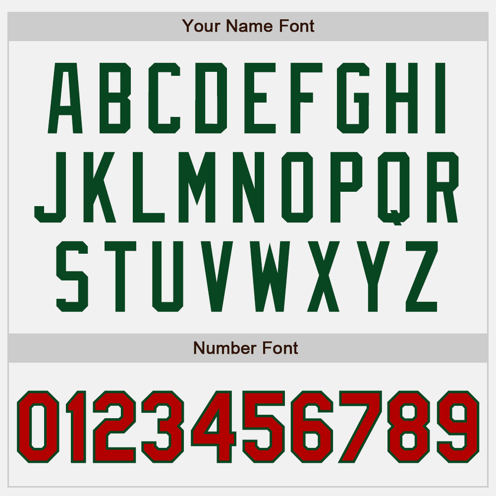 Custom White Red-Green Authentic Two Tone Baseball Jersey - Sky-Custom