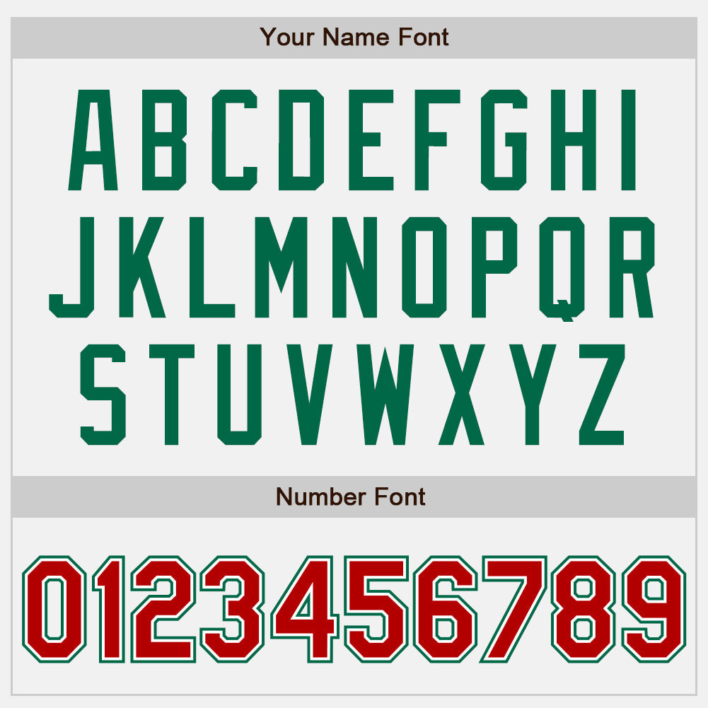 Custom White Red-Kelly Green Authentic Two Tone Baseball Jersey - Sky-Custom